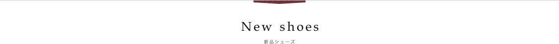 New shose│新品シューズ